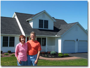 Happy new home owners