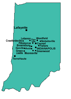 map of IN