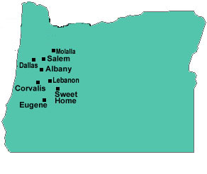 Oregon Map