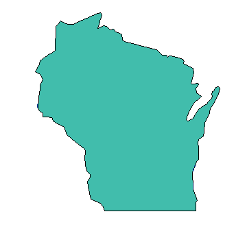 Map of WI - locate Wisconsin home builders