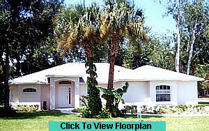 Florida home builder model photo