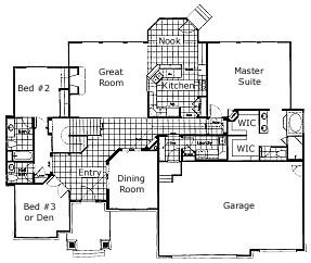 The Sorrento Alternate floorplan